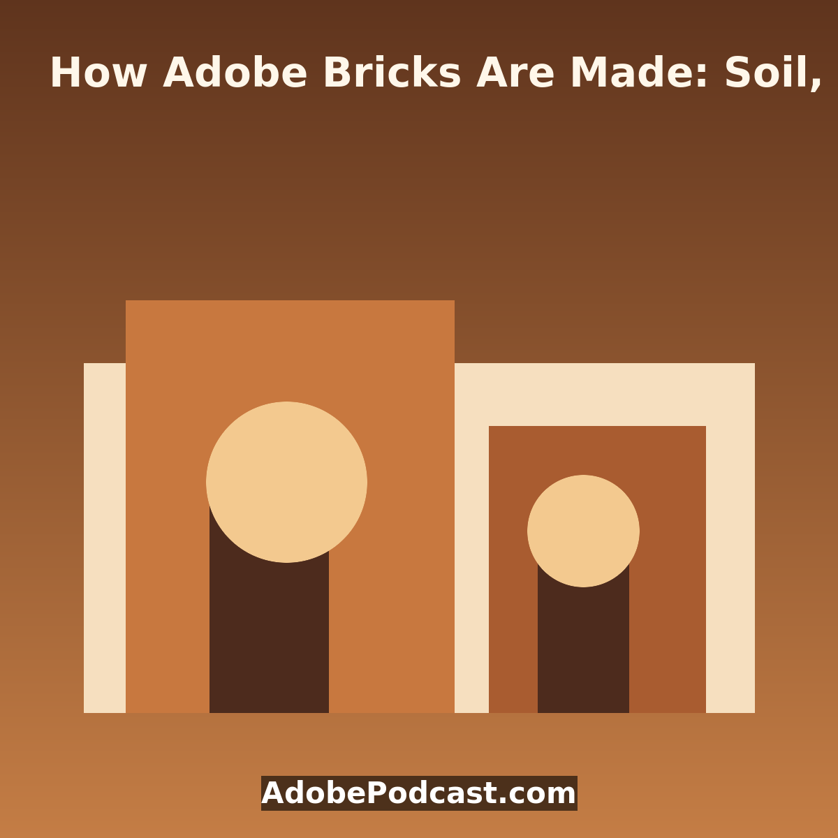 How Adobe Bricks Are Made: Soil, Straw, Water and Sun featured image by AdobePodcast.com